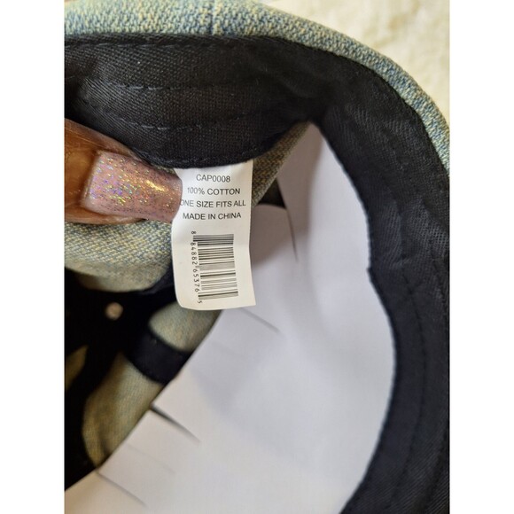 TWISTED X Denim Trucker Cap Adjustable Strap Logo Men's One Size Cotton WESTERN - Picture 8 of 8